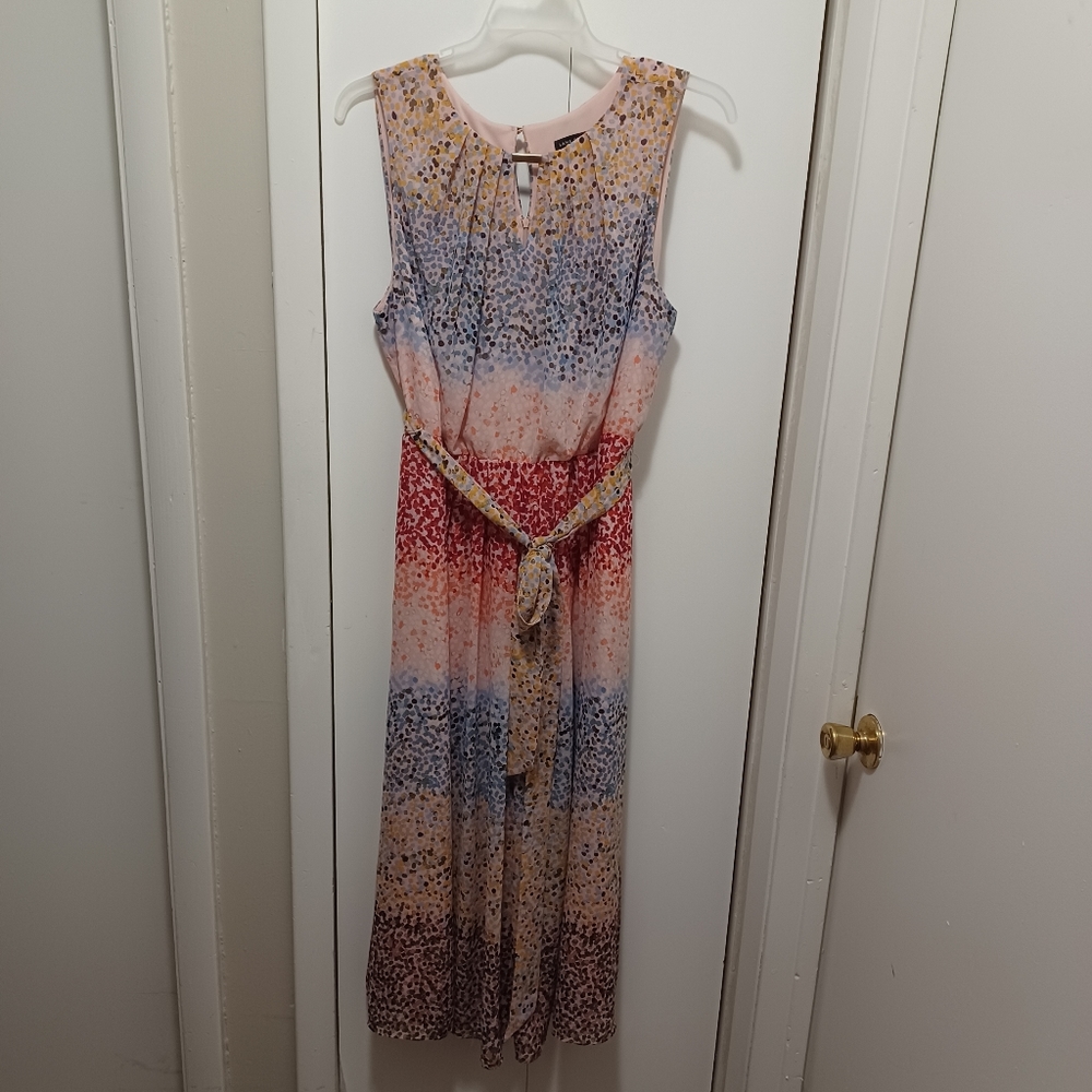 Lane Bryant Multi Print Maxi Dress